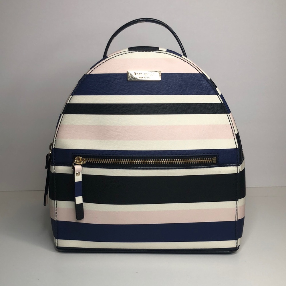 Kate Spade striped backpack